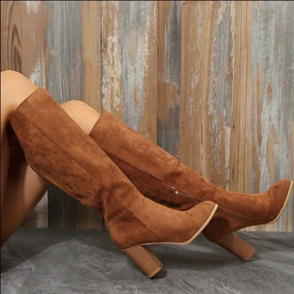 Knee High Heeled Boots